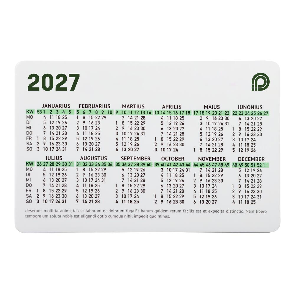 1000 Taschenkalender drucken | 400 g/m² Bilderdruckpapier