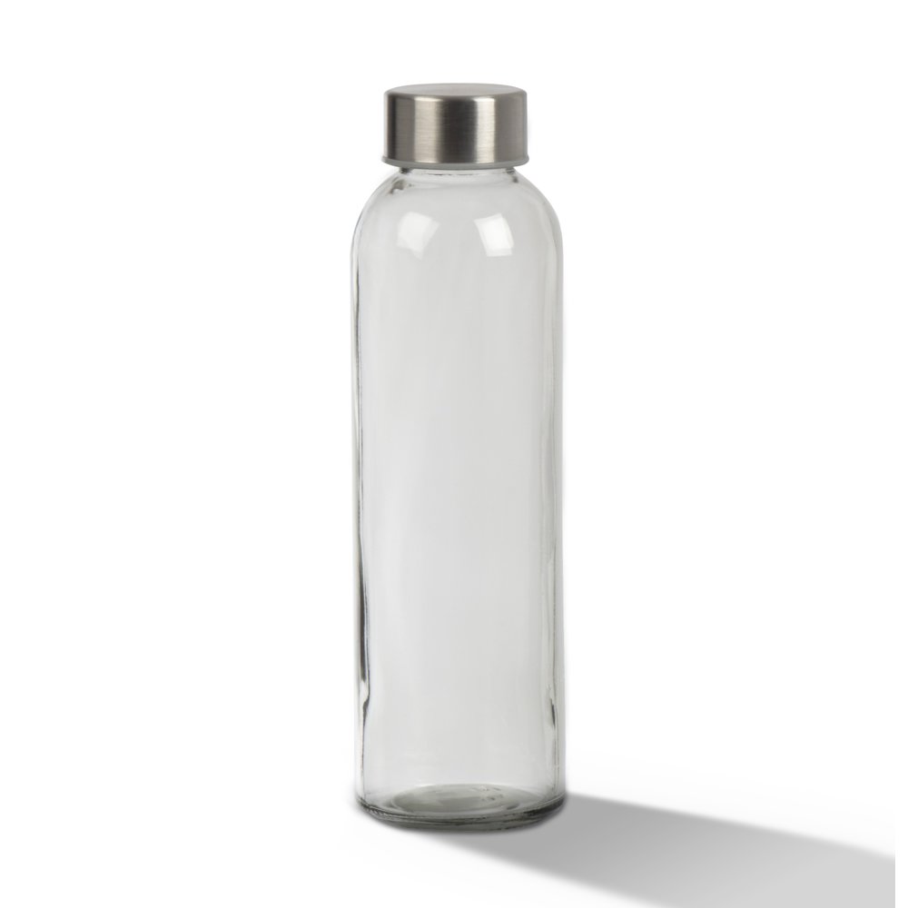 Glasflasche KLAGENFURT Mit Neoprenhülle – 500 Ml, Rot, Für Sport, Reisen & Alltag