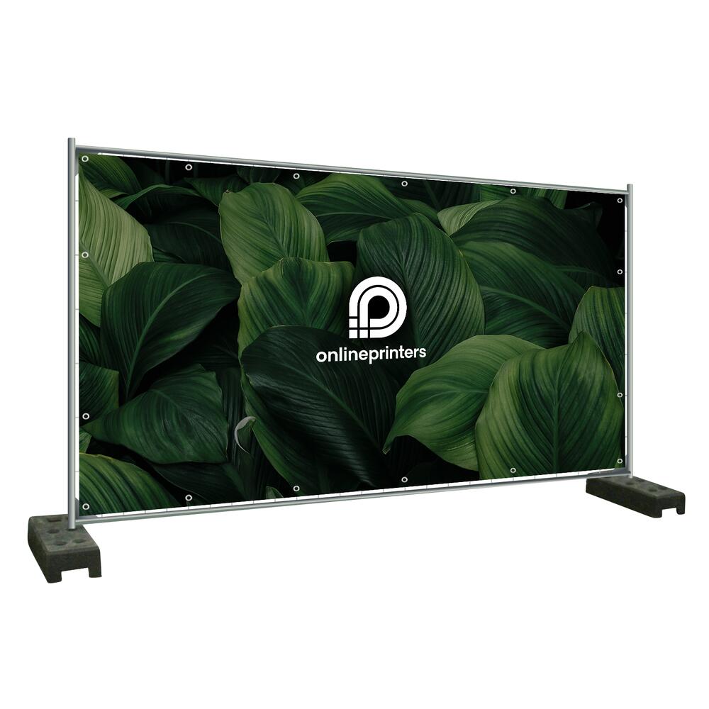 Bauzaunbanner drucken | 340x173cm | 500 g/m² PVC matt