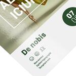 Gl�nzender Flyer auf Bilderdruckpapier, einseitig bedruckt.