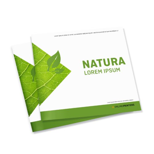 Broschüren Öko-/Naturpapiere, quadratisch, A5-Quadrat 1