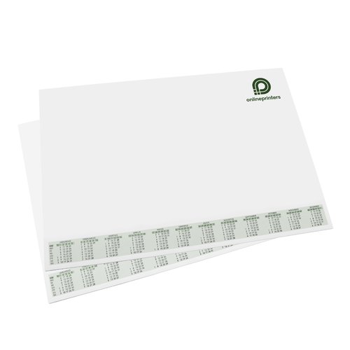 Papier Schreibtischunterlage.