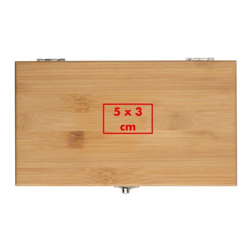 Holz Weinkassette mit Verschluss.