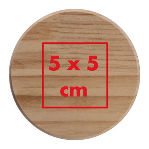 Holz Vorratsdose mit Deckel.