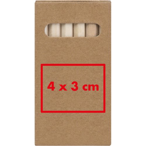 Holz-Buntstifte im Karton-Etui.