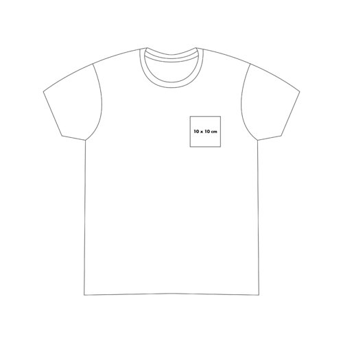 Baumwoll-T-Shirt mit kurzen rmeln und Rundhalsausschnitt.