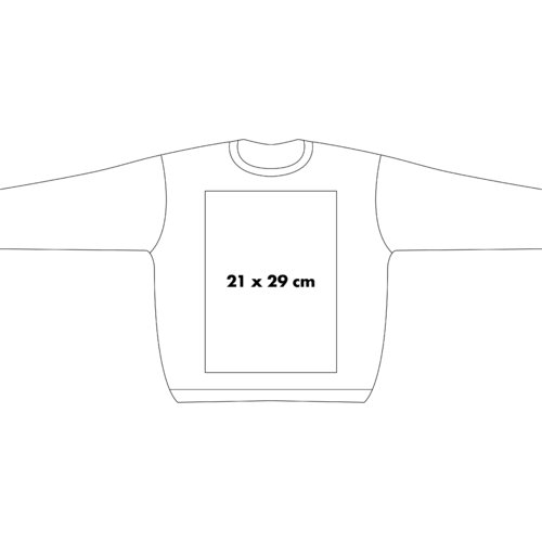 Baumwoll-Sweatshirt mit Rundhalsausschnitt und langen rmeln.