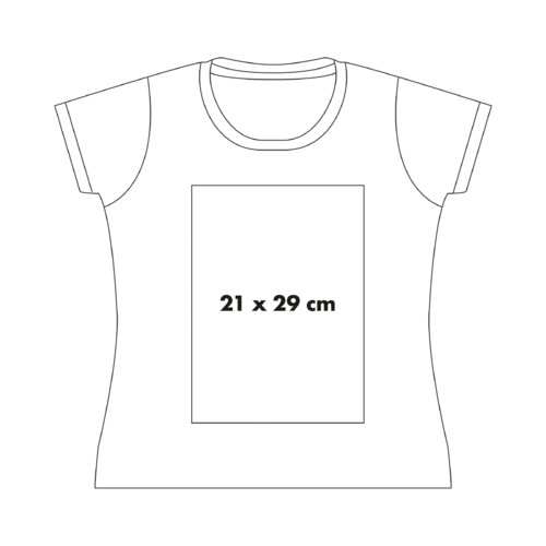 Baumwoll-T-Shirt mit kurzem Arm.