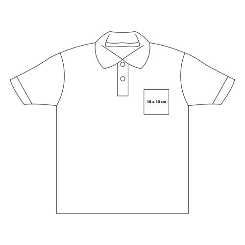 Baumwoll-Piqu Polo-Shirt mit kurzer Knopfleiste.