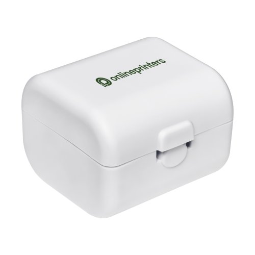 Weier Reiseadapter mit Klappmechanismus.
