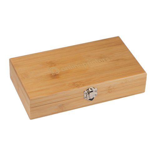 Holz-Weinkiste mit Verschluss.