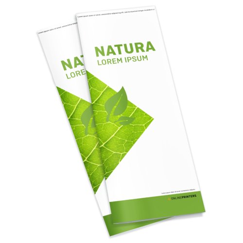 Broschüren, Öko-/Naturpapiere, Hochformat, A4 halb 1