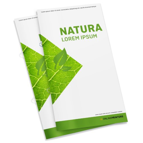 Broschüren, Öko-/Naturpapiere, Hochformat, DL spezial 1