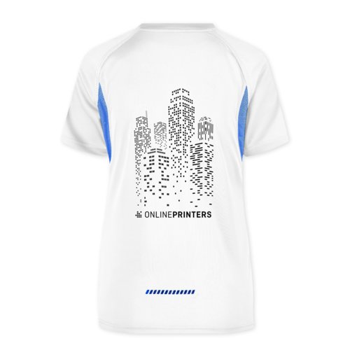 Weies Funktionsshirt aus Polyester fr Damen.