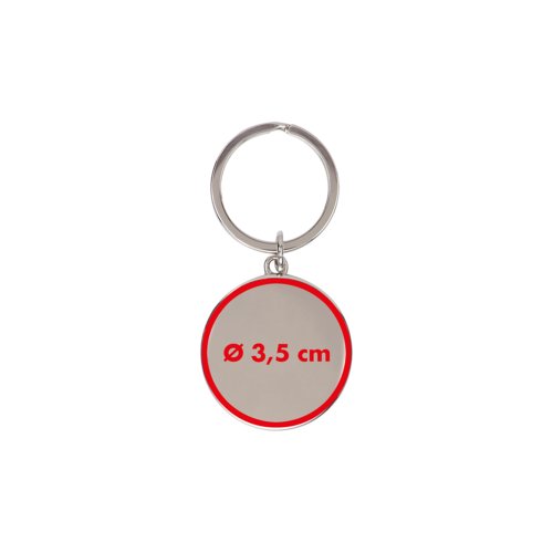 Metall-Schlsselanhnger mit Ring.