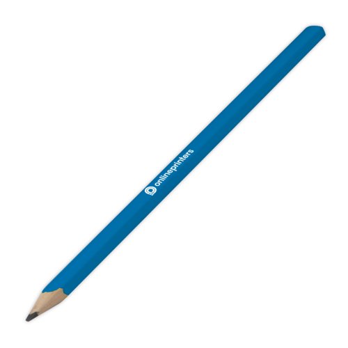 Blauer Holz-Bleistift zum Schreiben und Zeichnen.
