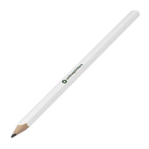 Weier Zimmermannsbleistift aus Holz, sechseckig.