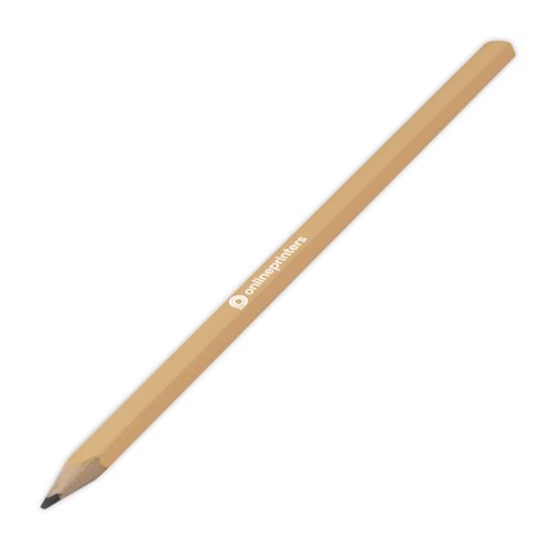 Beiger Zimmermannsbleistift aus Holz.