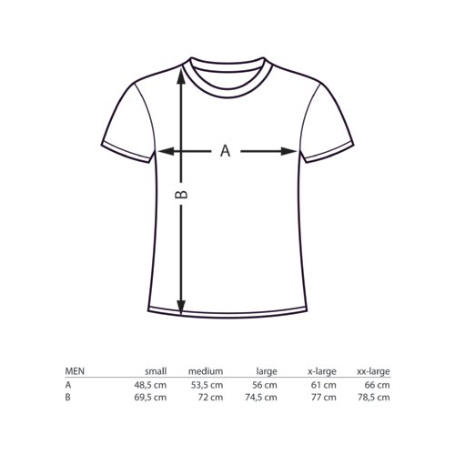 Baumwoll-T-Shirt mit kurzem Arm und Rundhalsausschnitt.