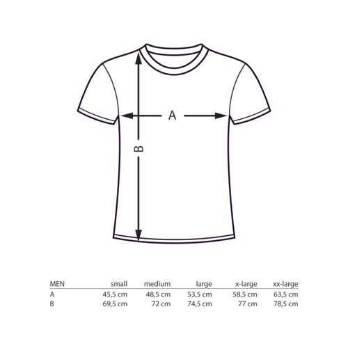 Baumwoll-T-Shirt mit V-Ausschnitt und kurzen rmeln.