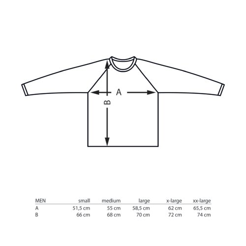 Sweatshirt aus Stoff mit langen rmeln.