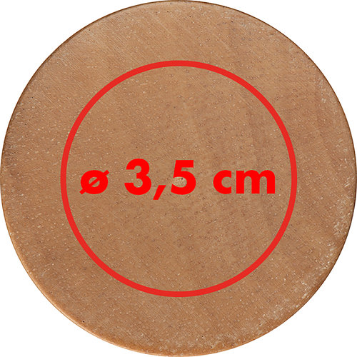 Holz Salz- und Pfeffermhle mit Mahlwerk.