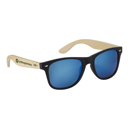 Sonnenbrille aus ABS und Bambus Luis, Muster 1