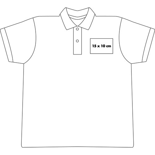 Polo-Shirt aus Stoff fr Herren mit kurzer rmel.