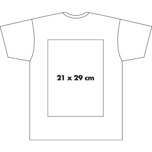 Baumwoll-T-Shirt fr Herren mit kurzen rmeln.