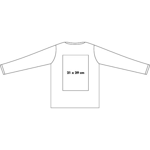 Baumwoll-Langarmshirt fr Herren.