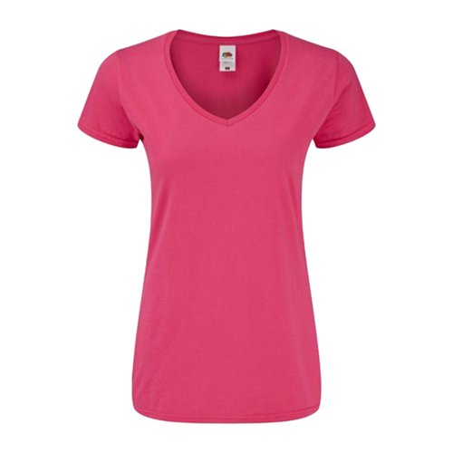 Fruit of the loom V-neck T-Shirts, Damen, Muster 5