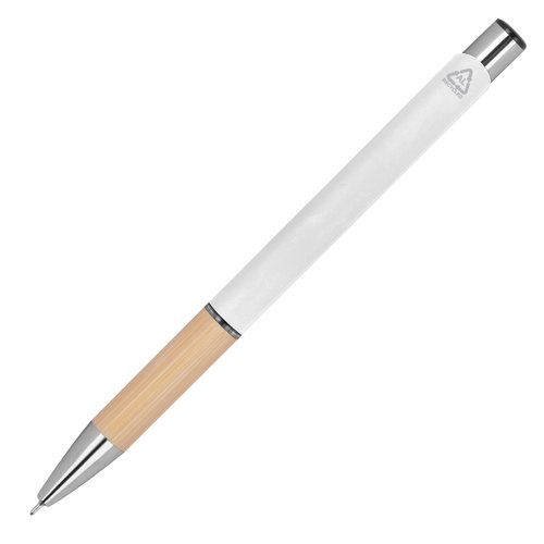 Weier Recycling-Gelschreiber mit Druckmechanik.