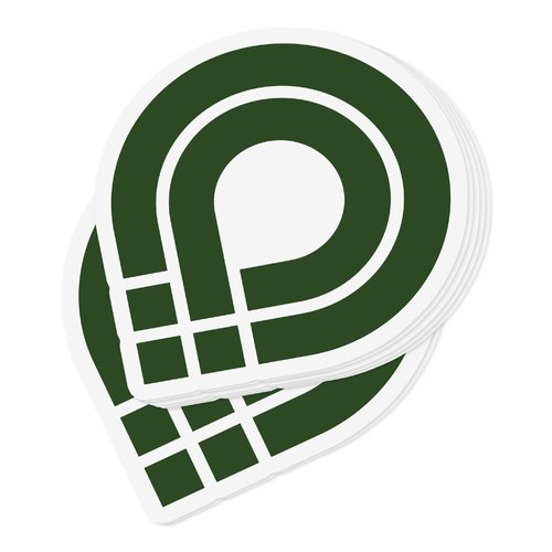 Papier-Aufkleber mit individueller Kontur.