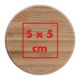 Holz Vorratsdose mit Deckel.