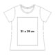 Baumwoll-T-Shirt mit kurzen rmeln, Unisex-Schnitt.