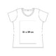 Baumwoll-T-Shirt fr Damen mit kurzem Arm.