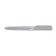 Chromfarbener Metall-Tintenroller mit Clip.