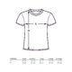 T-Shirt aus Stoff mit kurzen rmeln und Rundhalsausschnitt.