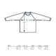 Langarmshirt aus Stoff mit Rundhalsausschnitt.