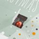 Adventskalender aus Pappe mit kleinen T�rchen.