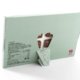 Papier Adventskalender mit Schokoladenf�llung.