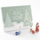 Papier Adventskalender zum Aufstellen.