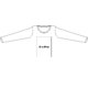 Langes Baumwoll-T-Shirt fr Herren mit langen rmeln und Rundhalsausschnitt.