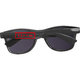 Dunkle RPET Sonnenbrille im klassischen Design.