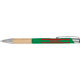 Grner Gelstift aus Recyclingmaterial mit Clip.