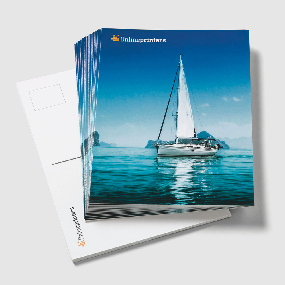 Postkarten A5 drucken - versandkostenfrei  Onlineprinters