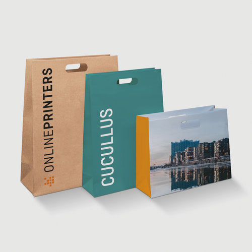 Grifflochtaschen aus Öko-/Naturpapier, 40 x 30 x 10 cm 1