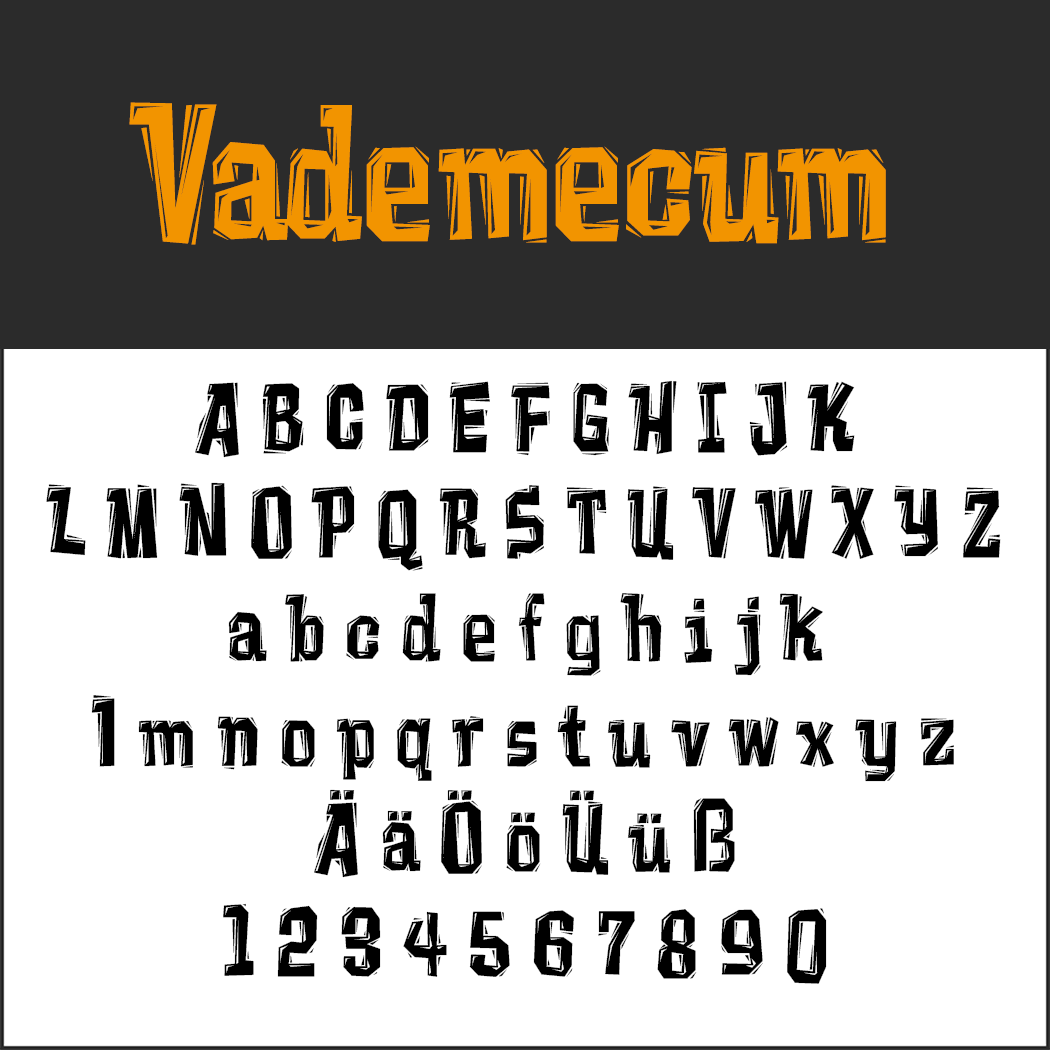 Halloween-Schrift: Vademecum
