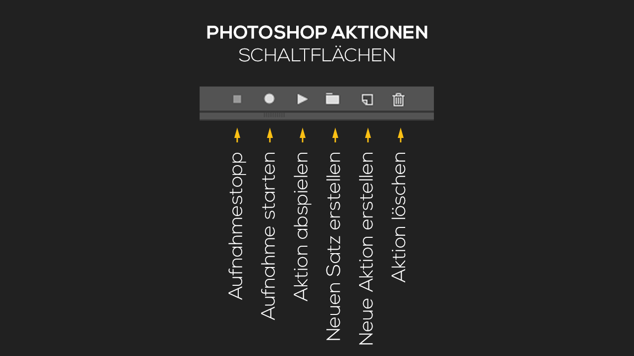 Photoshop-Tutorial: Funktion der Photoshop-Aktionen