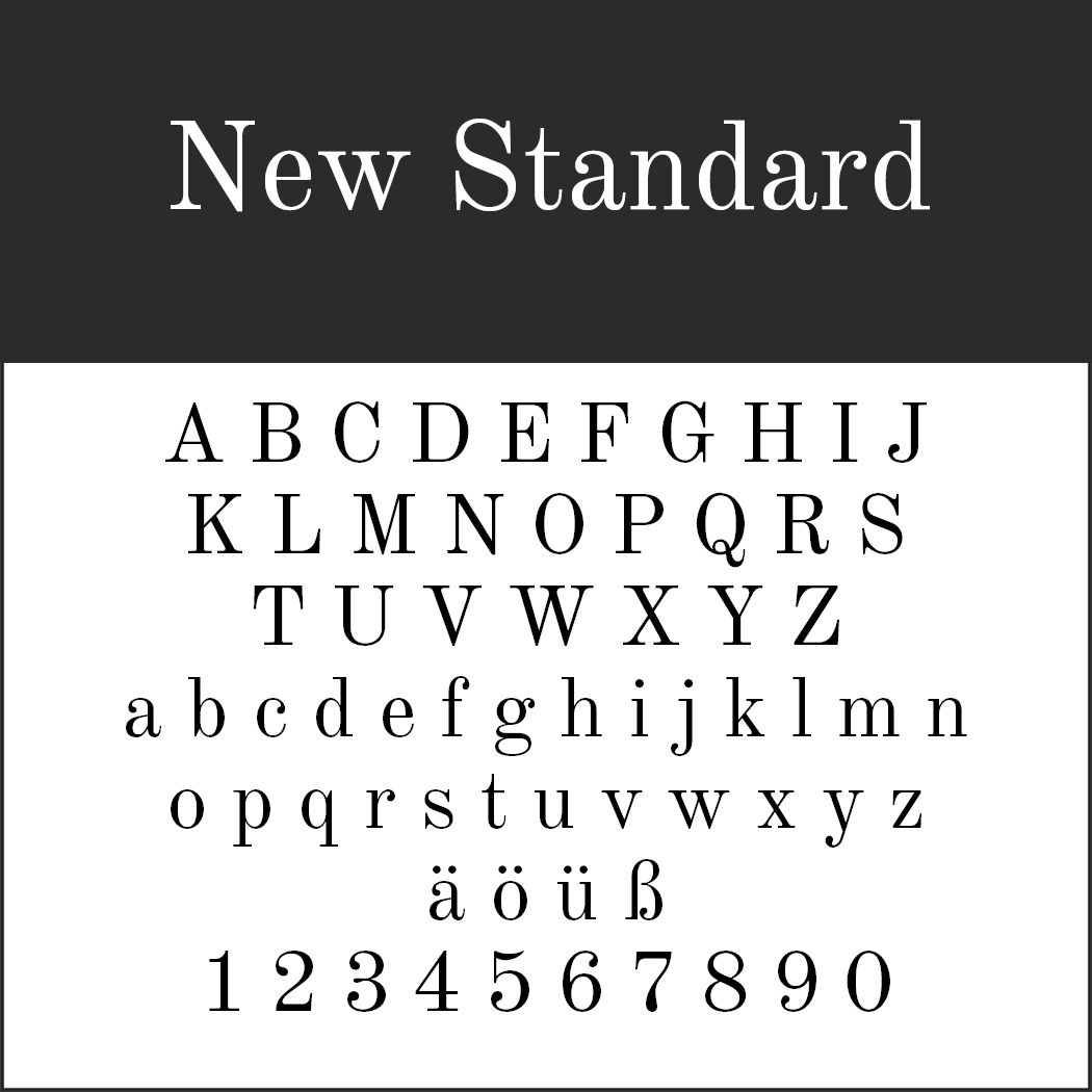 Serifenschriften: New Standard by Flanker